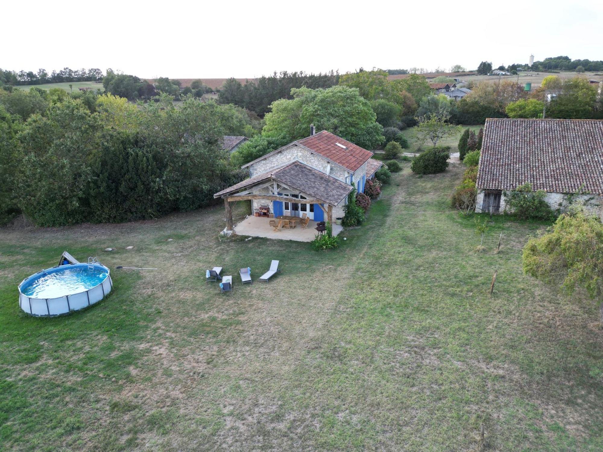 Maison 3 Chambres, Piscine, 2 Hectares De Jardin La Sauvetat-du-Dropt Buitenkant foto